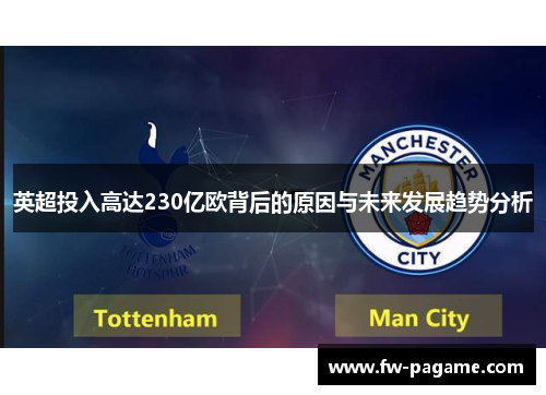 英超投入高达230亿欧背后的原因与未来发展趋势分析