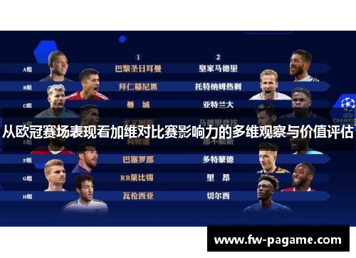 从欧冠赛场表现看加维对比赛影响力的多维观察与价值评估